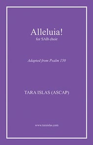 Alleluia! SAB choral sheet music cover Thumbnail
